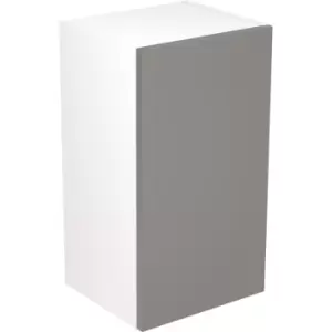 Image of Kitchen Kit Flatpack Slab Kitchen Cabinet Wall Unit Ultra Matt 400mm in Dust Grey MFC