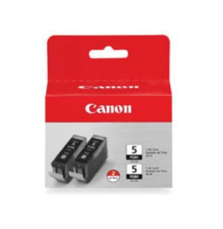 Image of Canon PGI-5BK Twin Pack ink cartridge 2 pc(s) Original Black