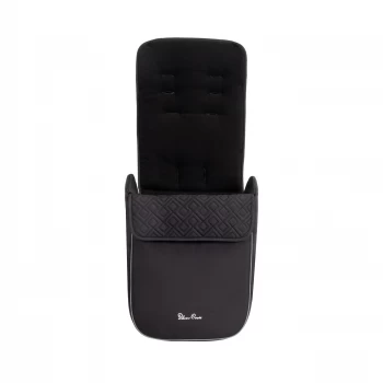 Image of Silver Cross Zest Stroller Footmuff - Black