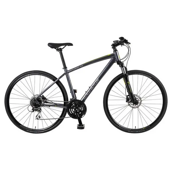Image of Claud Butler Claud Butler Explorer 4.0 Hybrid Bike Hybrid Bikes 22inc Grey 40290102000