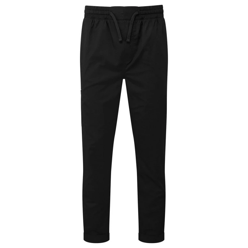 Image of Premier Recyclight Cargo Chef Trousers Black male