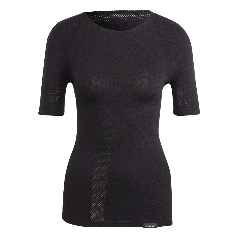 Image of adidas Drym Short Sleeve T-Shirt Womens - Black 2XS