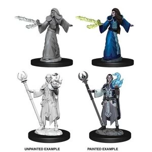 Image of Dungeons & Dragons Nolzur's Unpainted Miniatures Male Elf Wizard Figure