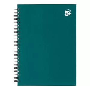 Image of Office Twinbound Hardback A5 140Pg Teal Ref 943453 Pack 5 943453