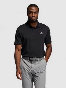 Image of adidas Golf Ultimate 365 Solid Polo Shirt - Black, Size S, Men