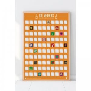 Image of 100 Whiskies Bucket List Poster