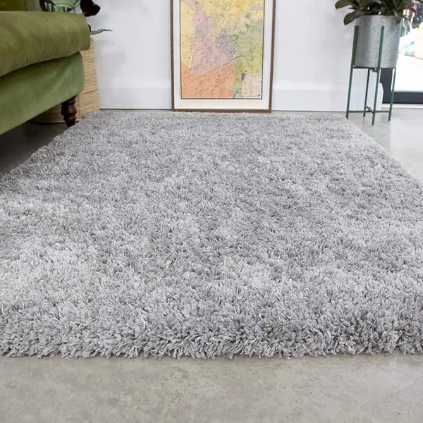 Image of Cosy Soft Rugs - Grey - Large