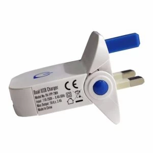 Image of Oneadaptr Flip Duo USB 3A Mains charger