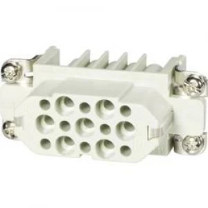 Image of Harting 09 21 015 3101 Han 15D F c Industrial Connector Series Han D Inserts