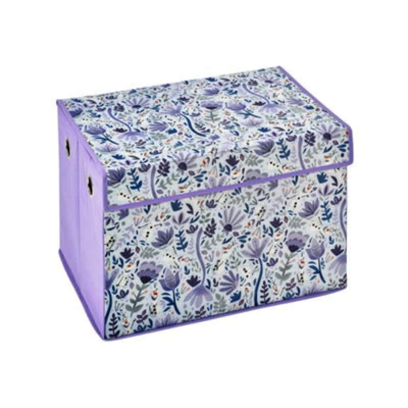 Image of Disney Frozen Large Fabric Storage Box With Flip-Top Lid - Durable, Collapsible Toy Chest For Kids Books, Treasures & Toys