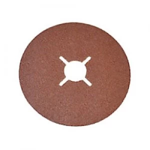 Image of Faithfull FAIAD15040H Hook and Loop Sanding Disc 40G Coarse 150mm Brown Pack of 25