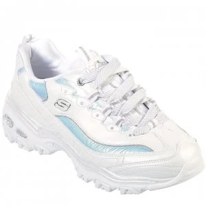 Image of Skechers DLites Fan Trainers - White
