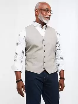 Image of Joe Browns Stand Out Summer Waistcoat - Natural, Size 48, Men