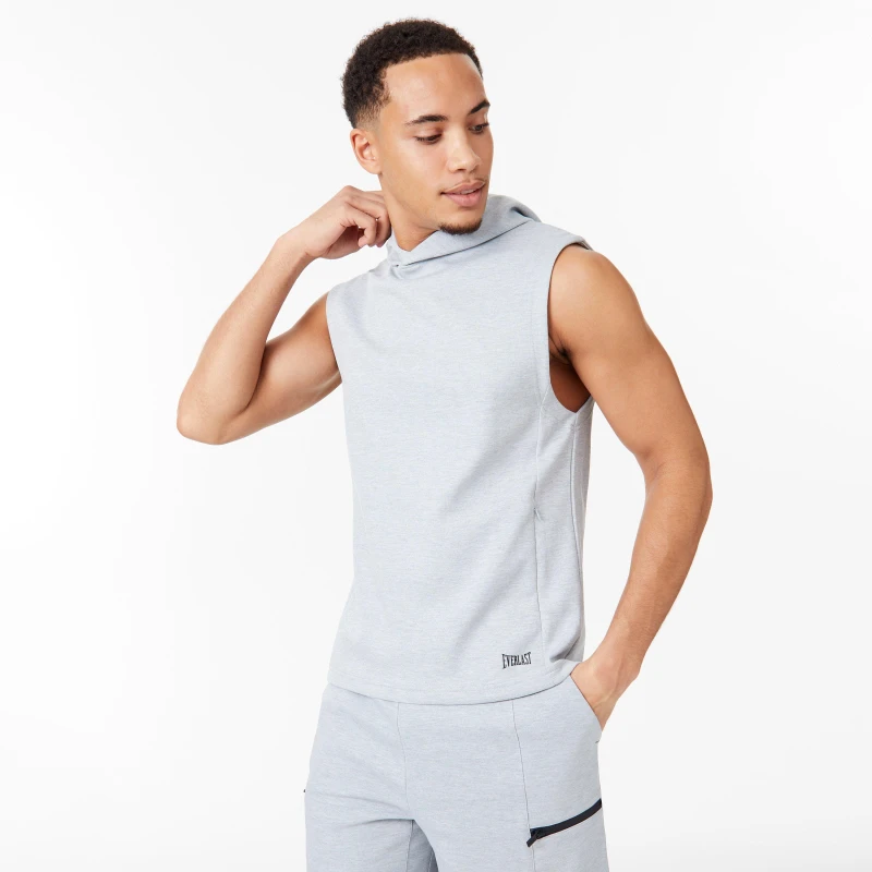 Image of Everlast Elevate Sleeveless Hoodie - Grey Grey S