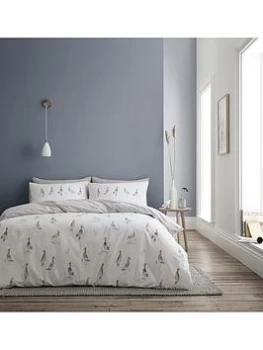 Image of Catherine Lansfield Catherine Lansfield Dapper Ducks Duvet Set - Ks