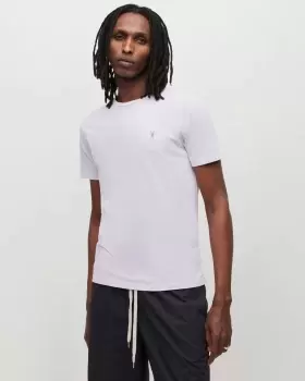 Image of AllSaints Ossage Slim Crew Neck Ramskull T-Shirt