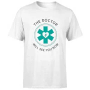 Image of THE DOCTOR Mens T-Shirt - White - 3XL