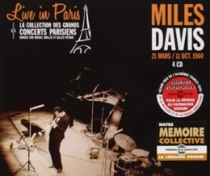 Image of Live in Paris 21 Mars/11 Oct 1960 by Miles Davis CD Album