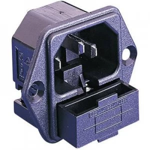 Image of IEC connector PF Series mains connectors PF Plug vertical mount