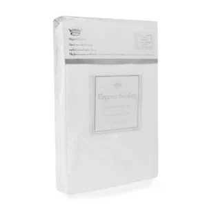 Image of Victoria London Elegance Bedding T200 Duvet Cover Double White