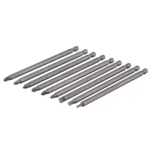 Image of Silverline Extra-Long Power Bit Set 9pce 150mm SB08