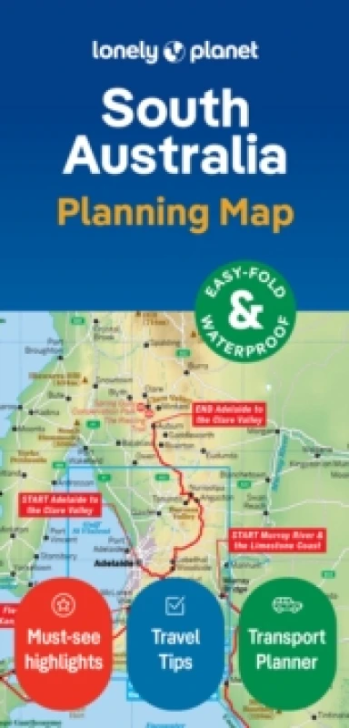 Image of Lonely Planet South Australia Planning Map Sheet map, folded