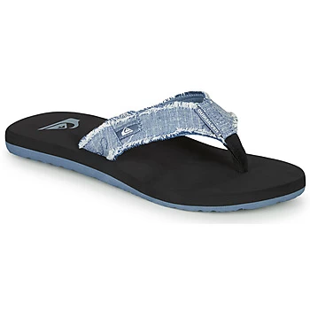 Image of Quiksilver MONKEY ABYSS mens Flip flops / Sandals (Shoes) in Blue,8,9,10,11
