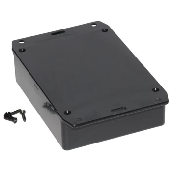 Image of Hammond 1591GSFLBK Multipurpose GPABS Enclosure Flanged Lid 121 x ...