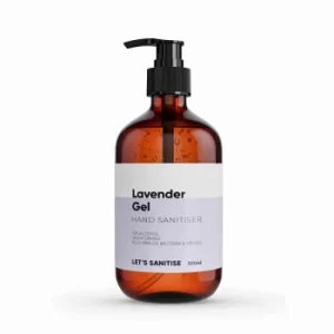 Image of Lets Sanitise Lavender Sanitiser Gel 500ml none