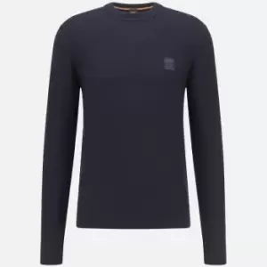 Image of BOSS Casual Mens Katoural Jumper - Dark Blue - L