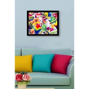Image of SC0954 Multicolor Decorative Framed MDF Painting