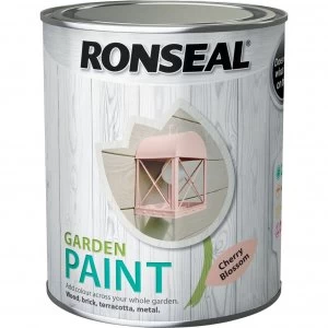 Image of Ronseal General Purpose Garden Paint Cherry Blossom 750ml