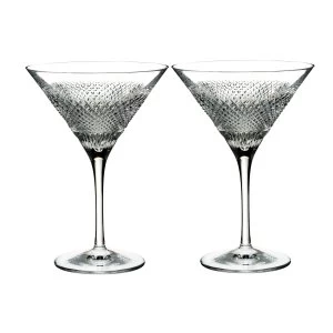 Image of Waterford Diamond Line Martini Set Of 2