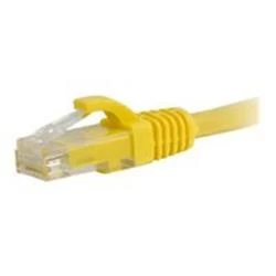 Image of C2G .5m Cat6 550 MHz Snagless Patch Cable - Yellow
