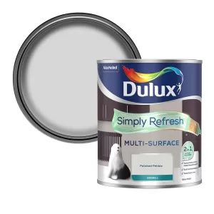 Image of Dulux Simply Refresh Multi Surface Polished Pebble Eggshell Paint 750ml