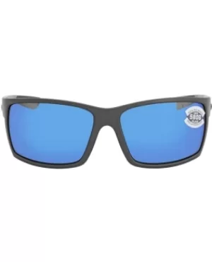 Image of Costa Del Mar Reefton Grey Rectangular Plastic Unisex Sunglasses RFT 98 OBMGLP RFT 98 OBMGLP