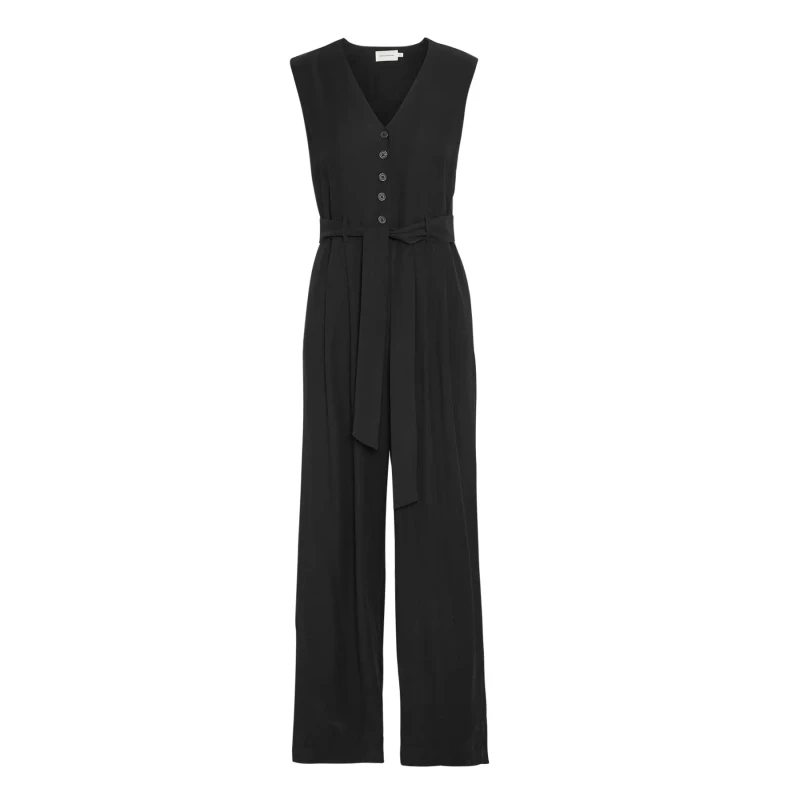 Image of moss copenhagen Womens jumpsuit Moss Copenhagen Asana Noir Female M