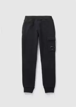 Image of C.P. Company Kids Basic Fleece Track Pants In Black