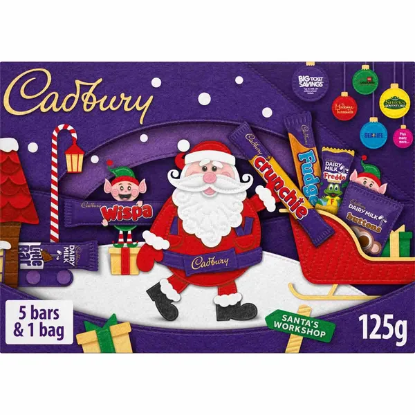 Image of Cadbury Gifts Direct Cadbury Chocolate Selection Box 125g (Box of 10) 4308496O