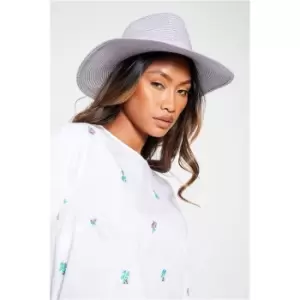 Image of I Saw It First Lilac Fedora Straw Hat - Purple