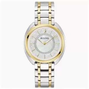 Image of Bulova 98X134 Womens Classic Duality Diamond Dial Two- Watch