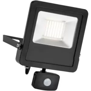 Image of Outdoor IP65 Automatic Floodlight - 50W Cool White LED - PIR Sensor - 4000 Lumen