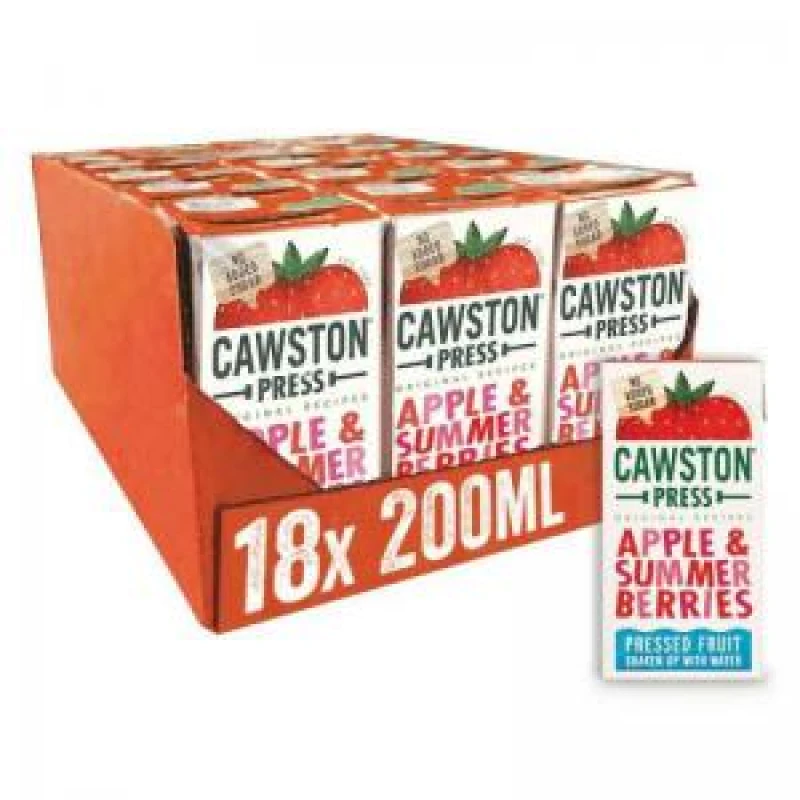 Image of Cawston Press Apple and Summer Berries Juice 200ml (18 Pack) FRWM122