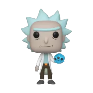 Image of Rick and Morty Rick Skull Pop! Vinyl Figure