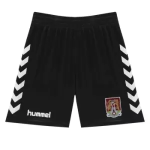 Image of Hummel Northampton Town FC Replica Shorts Junior Boys - Black
