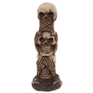 Image of Gruesome Skull Totem Ornament