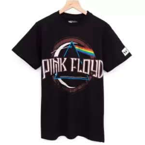 Image of Pink Floyd Childrens/Kids Dark Side Of The Moon Band T-Shirt (7-8 Years) (Black)