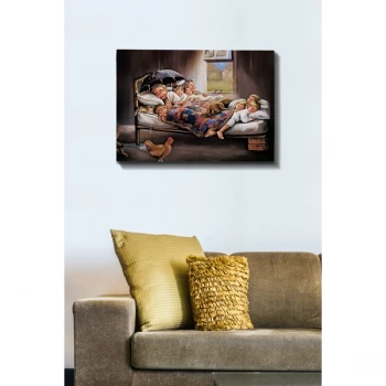 Image of Kanvas Tablo (50 x 70) - 290 Multicolor Decorative Canvas Painting