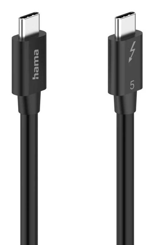 Image of Hama Hama USB-C USB cable USB 3.2 Gen 2 (3.1 Gen 2) 1m USB C Black 00200796