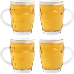 Image of Glass Beer Tankards - Set of 4 M&W - Multi